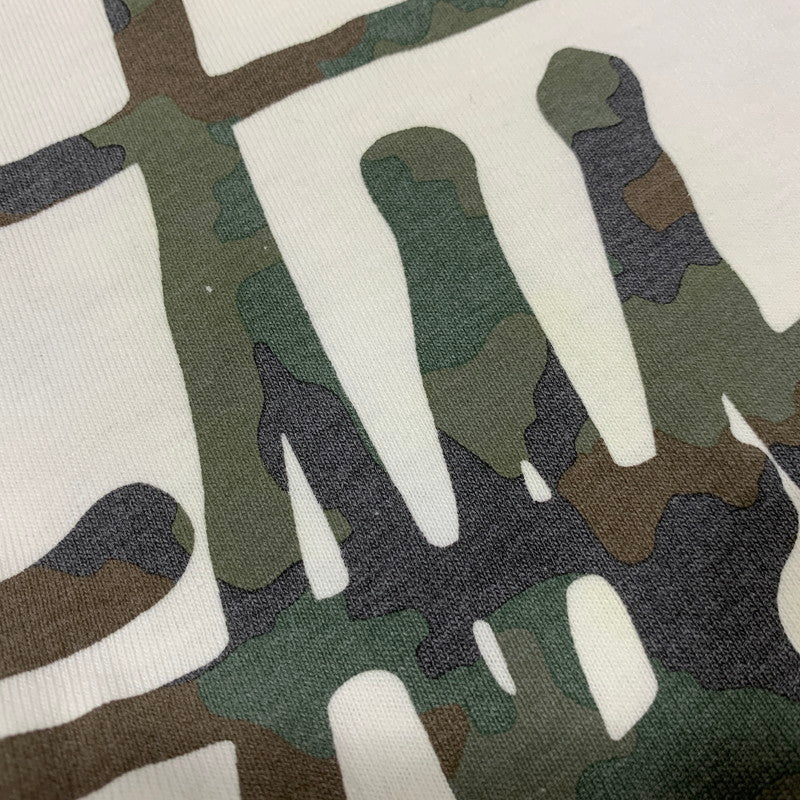 【現状渡し品】【メンズ】 STUSSY ステューシー 金タグ CAMO BASIC LOGO TEE カモ ベーシック ロゴ Tシャツ トップス 半袖 142-260625-ya-04-izu サイズ：XXL カラー：ホワイト 万代Net店