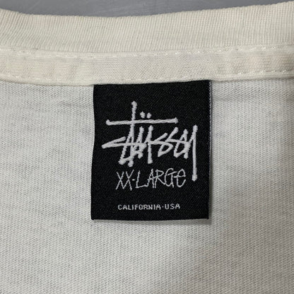 【現状渡し品】【メンズ】 STUSSY ステューシー 金タグ CAMO BASIC LOGO TEE カモ ベーシック ロゴ Tシャツ トップス 半袖 142-260625-ya-04-izu サイズ：XXL カラー：ホワイト 万代Net店