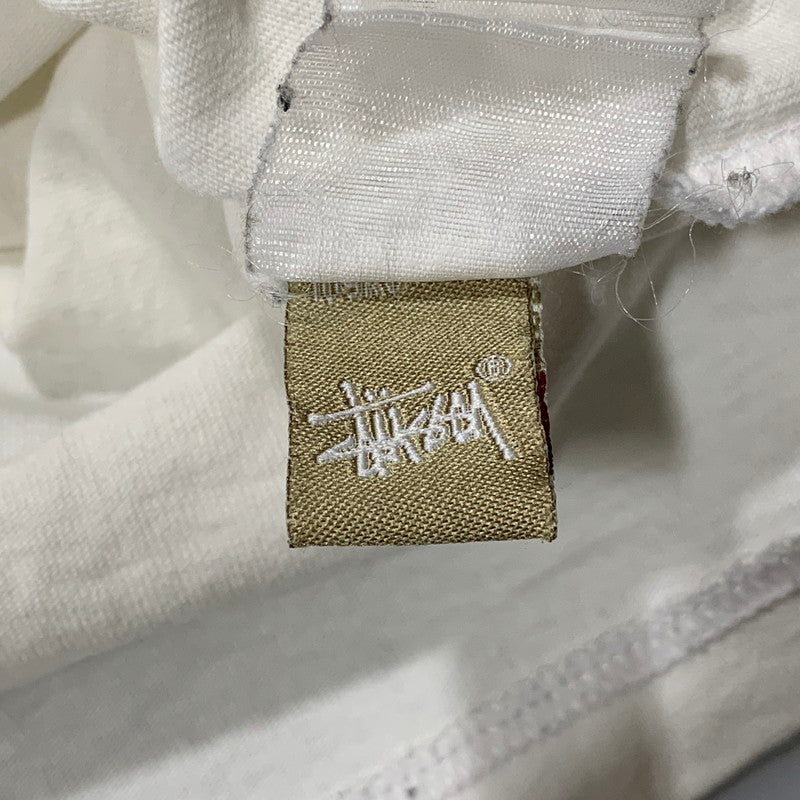 【現状渡し品】【メンズ】 STUSSY ステューシー 金タグ CAMO BASIC LOGO TEE カモ ベーシック ロゴ Tシャツ トップス 半袖 142-260625-ya-04-izu サイズ：XXL カラー：ホワイト 万代Net店