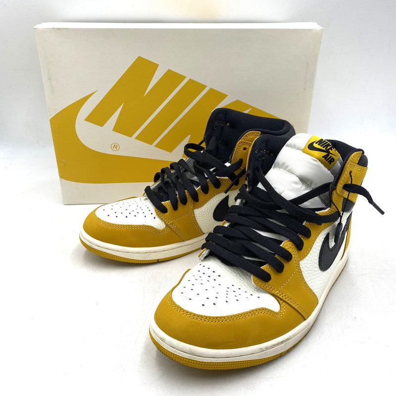 【中古品】【メンズ】 NIKE ナイキ AIR JORDAN 1 RETRO HIGH OG DZ5485-701 エアジョーダン 1 レトロ ハイ OG スニーカー 靴 160-260602-as-08-izu サイズ：26.5cm カラー：YELLOW OCHRE/BLACK-SAIL 万代Net店