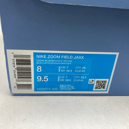 【中古品】【メンズ/レディース】 NIKE ナイキ × TRAVIS SCOTT トラヴィス・スコット ZOOM FIELD JAXX HQ3072-400 ズーム フィールド JAXX スニーカー 靴 160-260602-as-03-izu サイズ：26cm カラー：LECHE BLUE/BAROQUE BROWN 万代Net店