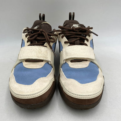 【中古品】【メンズ/レディース】 NIKE ナイキ × TRAVIS SCOTT トラヴィス・スコット ZOOM FIELD JAXX HQ3072-400 ズーム フィールド JAXX スニーカー 靴 160-260602-as-03-izu サイズ：26cm カラー：LECHE BLUE/BAROQUE BROWN 万代Net店
