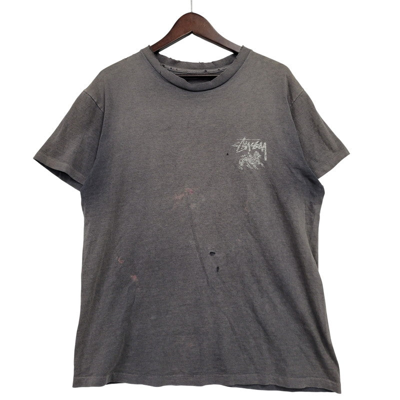 【現状渡し品】【メンズ】 OLD STUSSY オールド ステューシー CIRCLE RASTA COLOR TEE サークル ラスタカラー Tシャツ 両シングル 半袖 142-260602-as-19-izu カラー：ブラック系 万代Net店