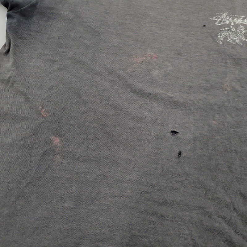 【現状渡し品】【メンズ】 OLD STUSSY オールド ステューシー CIRCLE RASTA COLOR TEE サークル ラスタカラー Tシャツ 両シングル 半袖 142-260602-as-19-izu カラー：ブラック系 万代Net店