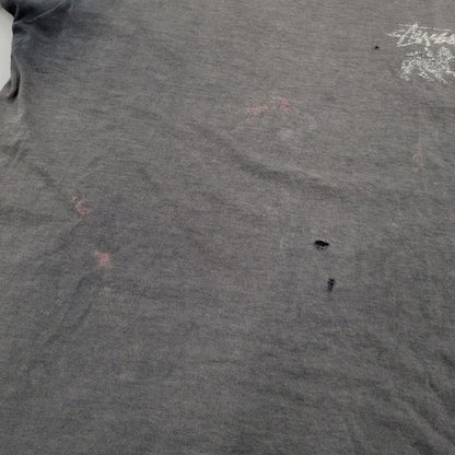 【現状渡し品】【メンズ】 OLD STUSSY オールド ステューシー CIRCLE RASTA COLOR TEE サークル ラスタカラー Tシャツ 両シングル 半袖 142-260602-as-19-izu カラー：ブラック系 万代Net店