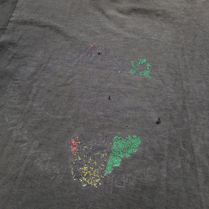 【現状渡し品】【メンズ】 OLD STUSSY オールド ステューシー CIRCLE RASTA COLOR TEE サークル ラスタカラー Tシャツ 両シングル 半袖 142-260602-as-19-izu カラー：ブラック系 万代Net店