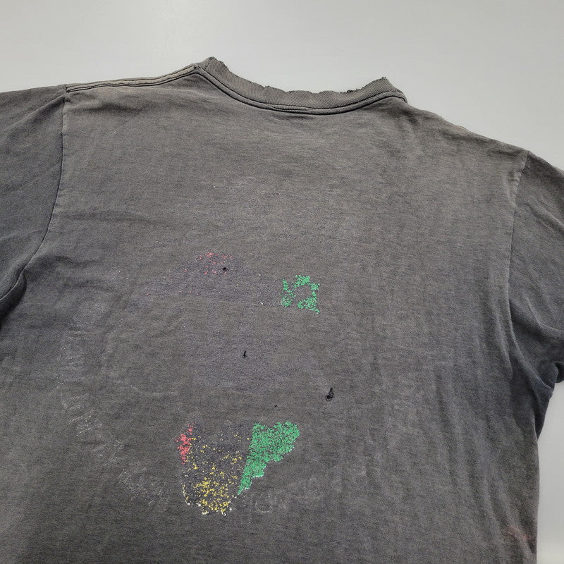 【現状渡し品】【メンズ】 OLD STUSSY オールド ステューシー CIRCLE RASTA COLOR TEE サークル ラスタカラー Tシャツ 両シングル 半袖 142-260602-as-19-izu カラー：ブラック系 万代Net店