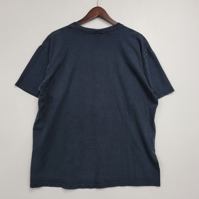 【中古品】【メンズ】 ANVIL アンヴィル GI APPAREL GOT JESUS？ TEE Tシャツ 半袖 ホンジュラス製 146-260602-as-16-izu サイズ：L カラー：ネイビー系 万代Net店