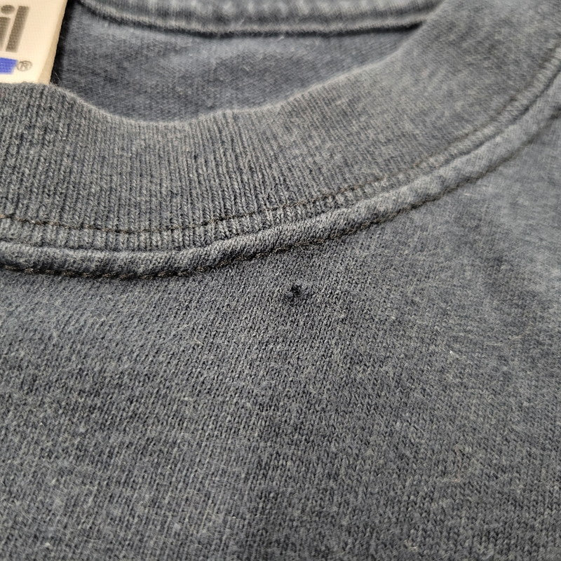 【中古品】【メンズ】 ANVIL アンヴィル GI APPAREL GOT JESUS？ TEE Tシャツ 半袖 ホンジュラス製 146-260602-as-16-izu サイズ：L カラー：ネイビー系 万代Net店
