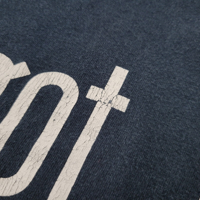 【中古品】【メンズ】 ANVIL アンヴィル GI APPAREL GOT JESUS？ TEE Tシャツ 半袖 ホンジュラス製 146-260602-as-16-izu サイズ：L カラー：ネイビー系 万代Net店