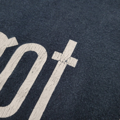 【中古品】【メンズ】 ANVIL アンヴィル GI APPAREL GOT JESUS？ TEE Tシャツ 半袖 ホンジュラス製 146-260602-as-16-izu サイズ：L カラー：ネイビー系 万代Net店