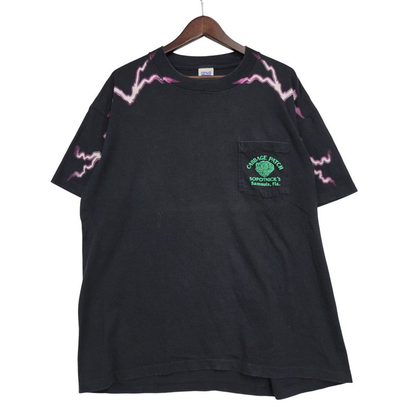【中古品】【メンズ】 ANVIL アンヴィル SOPOTNICK'S CABBAGE PATCH BIKE WEEK TEE Tシャツ 半袖 USA製 両シングル 146-260602-as-11-izu サイズ：XL カラー：ブラック 万代Net店