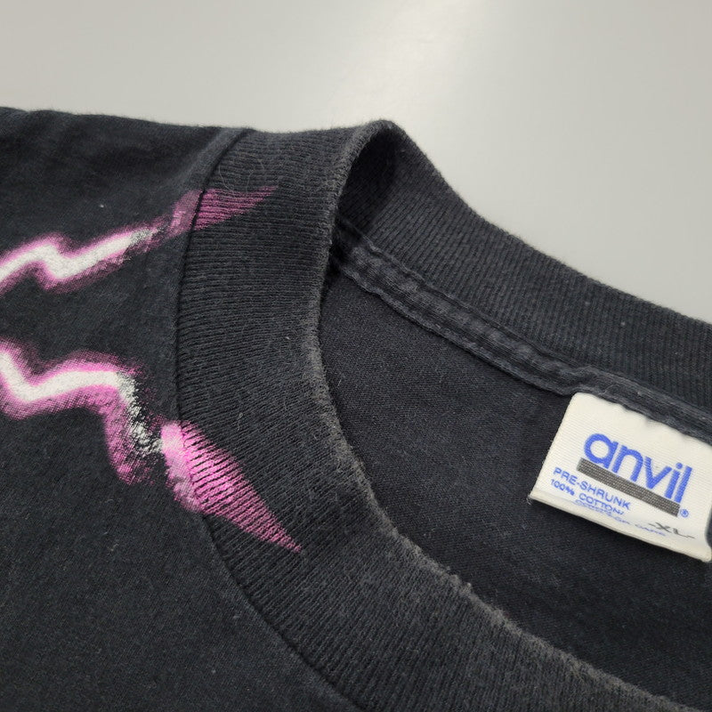 【中古品】【メンズ】 ANVIL アンヴィル SOPOTNICK'S CABBAGE PATCH BIKE WEEK TEE Tシャツ 半袖 USA製 両シングル 146-260602-as-11-izu サイズ：XL カラー：ブラック 万代Net店
