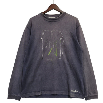【現状渡し品】【メンズ】 Mark Gonzales マークゴンザレス BMX GRAPHIC L/S TEE ロングスリーブ Tシャツ 日本製 長袖 トップス 146-260602-as-27-izu カラー：ネイビー系 万代Net店