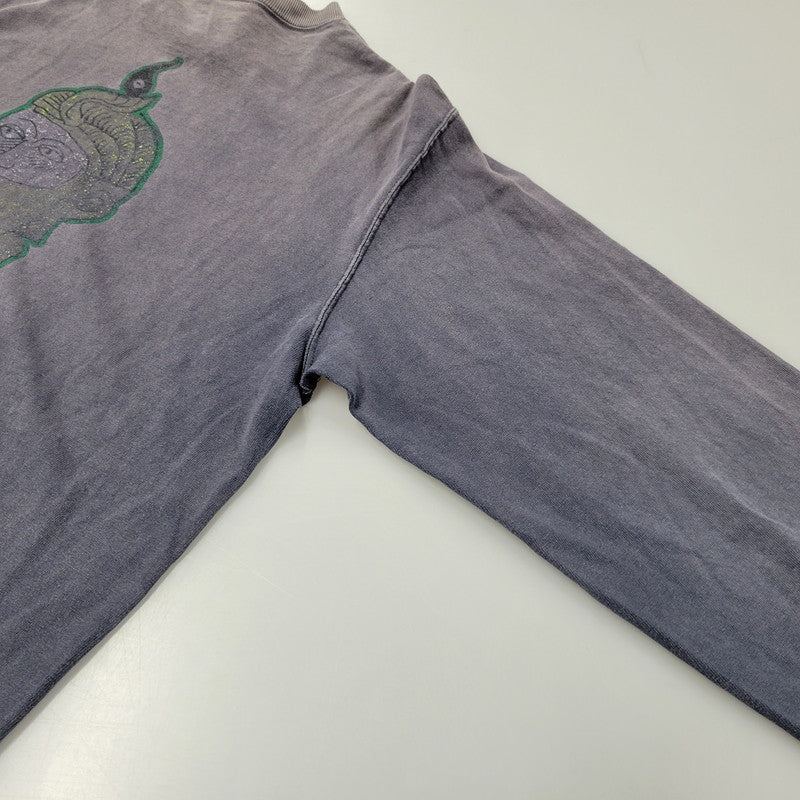 【現状渡し品】【メンズ】 Mark Gonzales マークゴンザレス BMX GRAPHIC L/S TEE ロングスリーブ Tシャツ 日本製 長袖 トップス 146-260602-as-27-izu カラー：ネイビー系 万代Net店