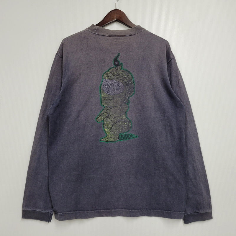 【現状渡し品】【メンズ】 Mark Gonzales マークゴンザレス BMX GRAPHIC L/S TEE ロングスリーブ Tシャツ 日本製 長袖 トップス 146-260602-as-27-izu カラー：ネイビー系 万代Net店