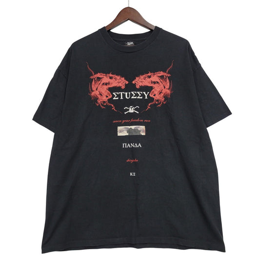 【中古品】【メンズ】 STUSSY ステューシー × KOSTAS コスタス 7TH ANNIVERSARY TEE 7周年 Tシャツ 新宿チャプト メキシコ製 142-260602-as-23-izu サイズ：XL カラー：ブラック 万代Net店