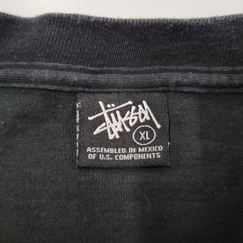 【中古品】【メンズ】 STUSSY ステューシー × KOSTAS コスタス 7TH ANNIVERSARY TEE 7周年 Tシャツ 新宿チャプト メキシコ製 142-260602-as-23-izu サイズ：XL カラー：ブラック 万代Net店