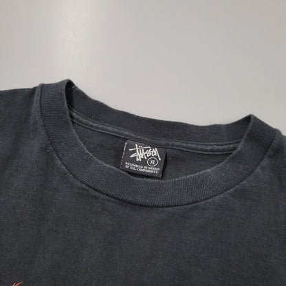 【中古品】【メンズ】 STUSSY ステューシー × KOSTAS コスタス 7TH ANNIVERSARY TEE 7周年 Tシャツ 新宿チャプト メキシコ製 142-260602-as-23-izu サイズ：XL カラー：ブラック 万代Net店