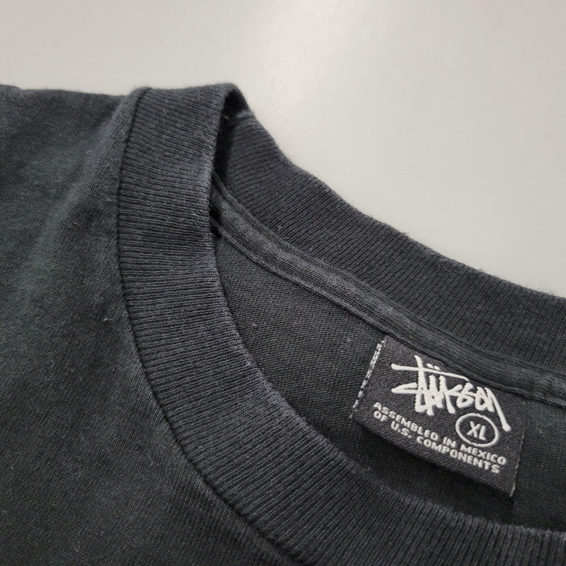 【中古品】【メンズ】 STUSSY ステューシー × KOSTAS コスタス 7TH ANNIVERSARY TEE 7周年 Tシャツ 新宿チャプト メキシコ製 142-260602-as-23-izu サイズ：XL カラー：ブラック 万代Net店