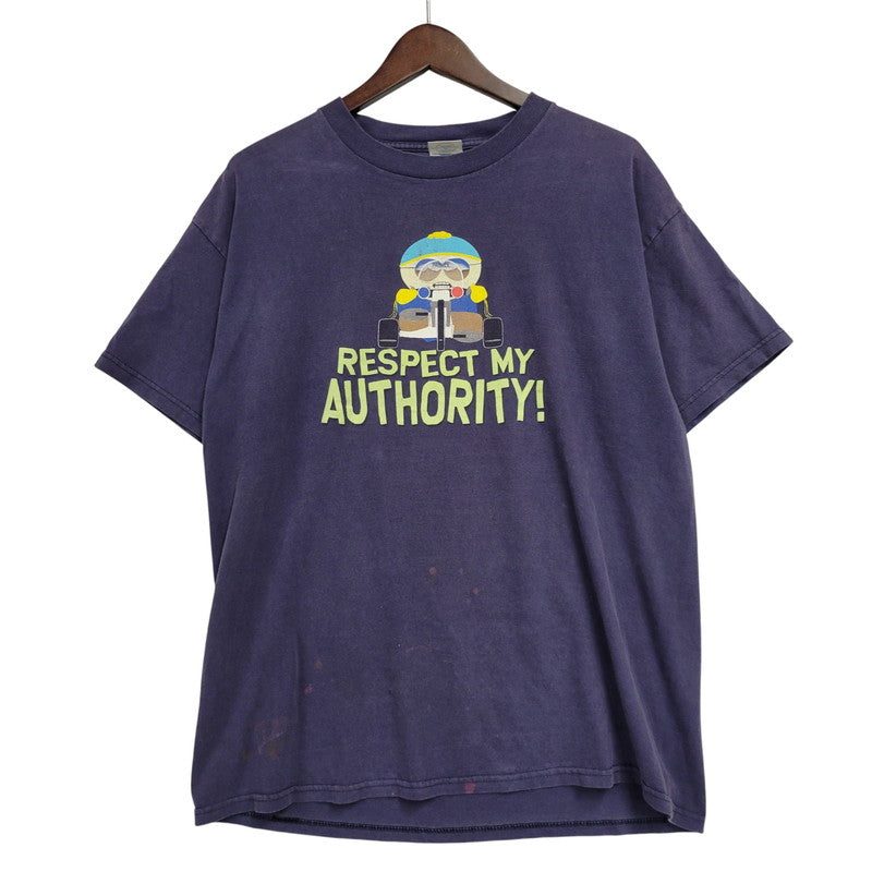 【現状渡し品】【メンズ】 DELTA デルタ SOUTH PARK ERIC THEODORE CARTMAN TEE エリック カートマン Tシャツ 半袖 エルサルバドル製 146-260602-as-21-izu サイズ：L カラー：ネイビー 万代Net店