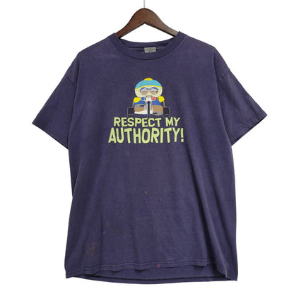 【現状渡し品】【メンズ】 DELTA デルタ SOUTH PARK ERIC THEODORE CARTMAN TEE エリック カートマン Tシャツ 半袖 エルサルバドル製 146-260602-as-21-izu サイズ：L カラー：ネイビー 万代Net店