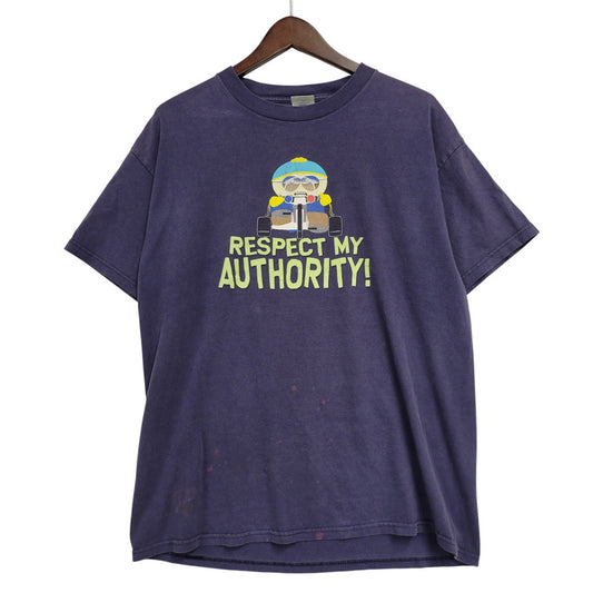 【現状渡し品】【メンズ】 DELTA デルタ SOUTH PARK ERIC THEODORE CARTMAN TEE エリック カートマン Tシャツ 半袖 エルサルバドル製 146-260602-as-21-izu サイズ：L カラー：ネイビー 万代Net店
