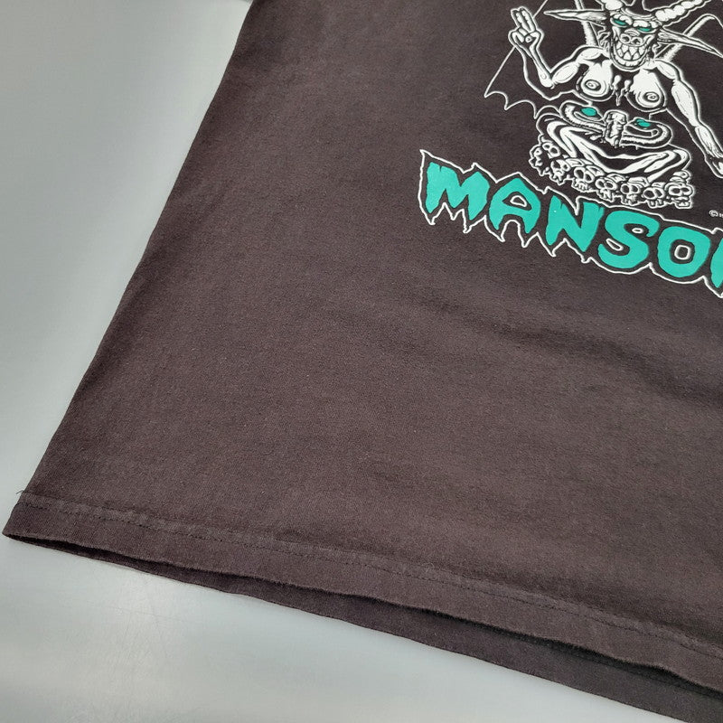 【現状渡し品】【メンズ】 USED MARILYN MANSON c1994 SATAN'S BAKESALE TEE マリリン・マンソン Tシャツ 半袖 146-260602-as-12-izu カラー：ブラック系 万代Net店