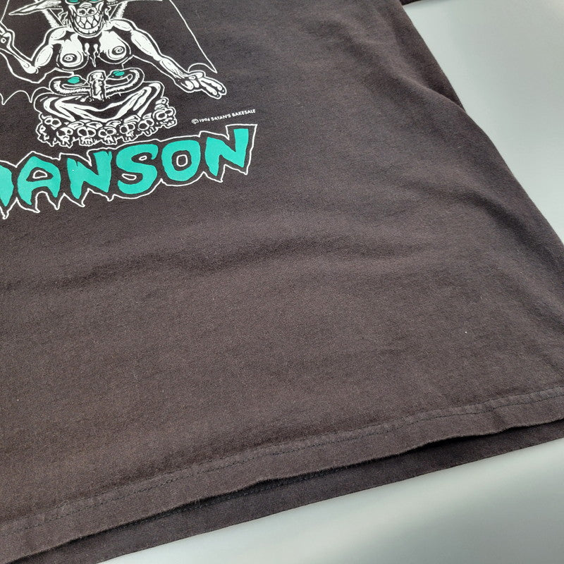 【現状渡し品】【メンズ】 USED MARILYN MANSON c1994 SATAN'S BAKESALE TEE マリリン・マンソン Tシャツ 半袖 146-260602-as-12-izu カラー：ブラック系 万代Net店