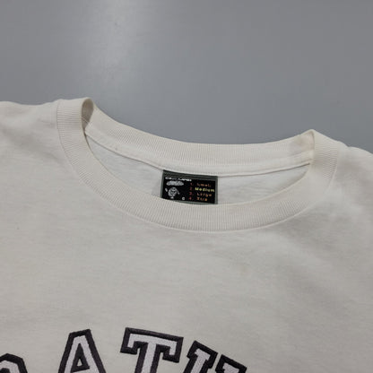 【中古品】【メンズ】 A BATHING APE アベイシングエイプ APE HEAD TEE Tシャツ 半袖 両シングル 初期タグ FOOT SOLDIER OPEN記念 142-260602-as-24-izu サイズ：M カラー：ホワイト 万代Net店