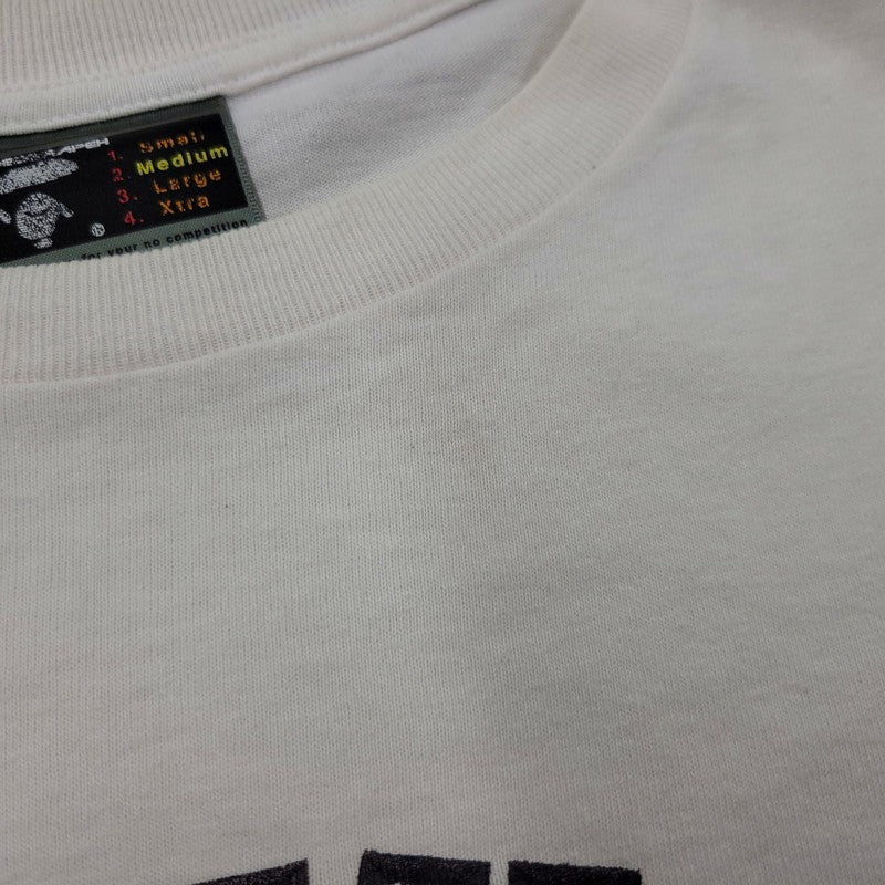 【中古品】【メンズ】 A BATHING APE アベイシングエイプ APE HEAD TEE Tシャツ 半袖 両シングル 初期タグ FOOT SOLDIER OPEN記念 142-260602-as-24-izu サイズ：M カラー：ホワイト 万代Net店