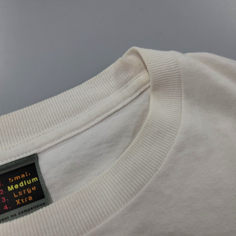 【中古品】【メンズ】 A BATHING APE アベイシングエイプ APE HEAD TEE Tシャツ 半袖 両シングル 初期タグ FOOT SOLDIER OPEN記念 142-260602-as-24-izu サイズ：M カラー：ホワイト 万代Net店