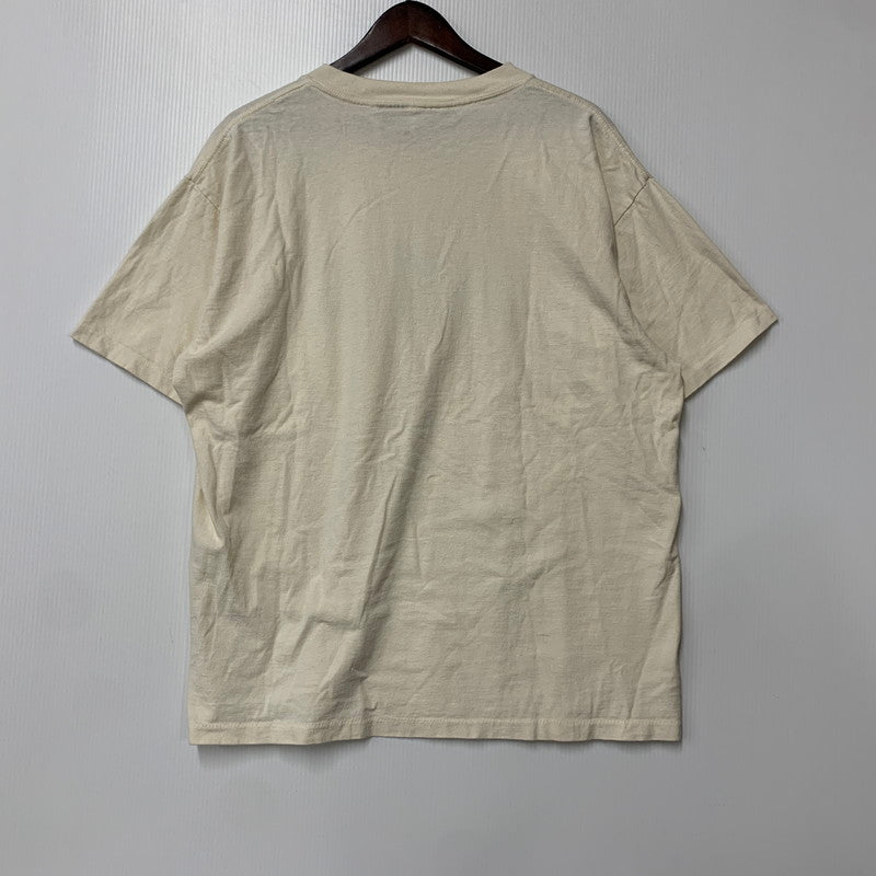 【中古品】【メンズ】 EILEEN FISHER アイリーンフィッシャー 両シングル LOGO SS TEE ロゴ ショートスリーブ Tシャツ トップス 146-260607-kh-03-izu カラー：アイボリー系 万代Net店