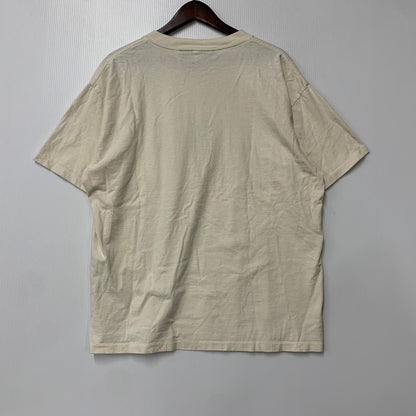 【中古品】【メンズ】 EILEEN FISHER アイリーンフィッシャー 両シングル LOGO SS TEE ロゴ ショートスリーブ Tシャツ トップス 146-260607-kh-03-izu カラー：アイボリー系 万代Net店