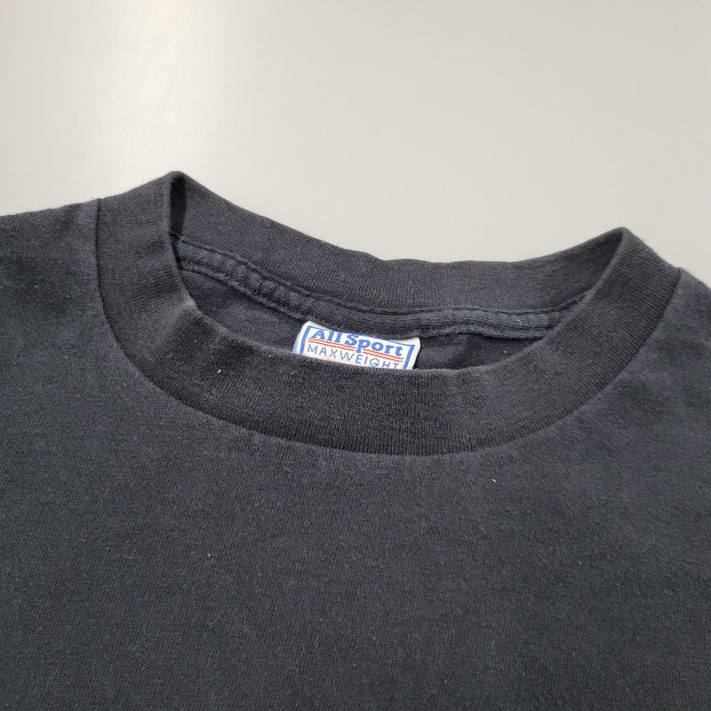 【現状渡し品】【メンズ】 ALL SPORTS オールスポーツ THE HAUNTING TEE c1999 Tシャツ USA製 両シングル 半袖 146-260602-as-26-izu サイズ：XL カラー：ブラック 万代Net店