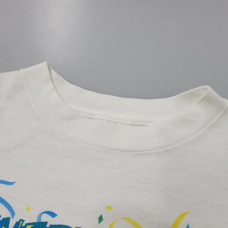 【中古品】【メンズ】 USED SALEM GRAPHIC TEE c1992 セーラム Tシャツ 両シングル USA製 半袖 146-260602-as-15-izu サイズ：XL カラー：ホワイト 万代Net店