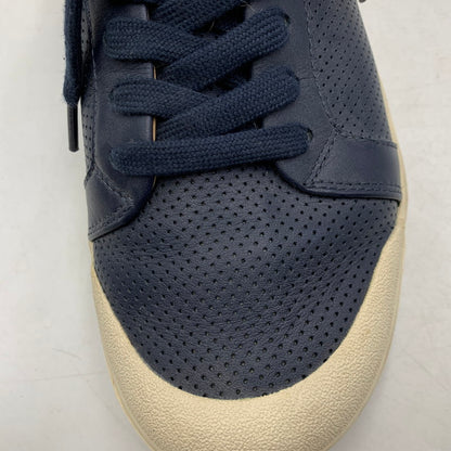 【中古品】【メンズ/レディース】 SPRING COURT スプリングコート SS18 LEATHER SNEAKERS レザー スニーカー シューズ 靴 162-260606-cs-14-izu サイズ：40 カラー：ネイビー 万代Net店
