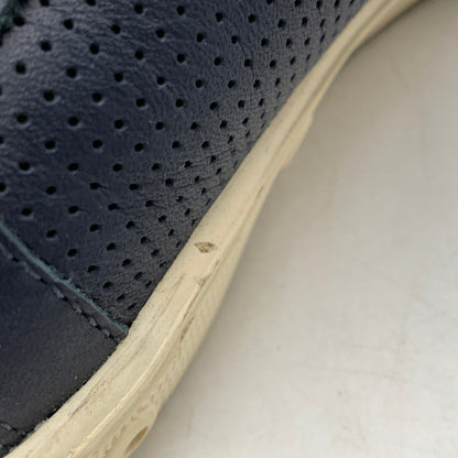 【中古品】【メンズ/レディース】 SPRING COURT スプリングコート SS18 LEATHER SNEAKERS レザー スニーカー シューズ 靴 162-260606-cs-14-izu サイズ：40 カラー：ネイビー 万代Net店