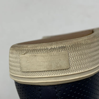 【中古品】【メンズ/レディース】 SPRING COURT スプリングコート SS18 LEATHER SNEAKERS レザー スニーカー シューズ 靴 162-260606-cs-14-izu サイズ：40 カラー：ネイビー 万代Net店