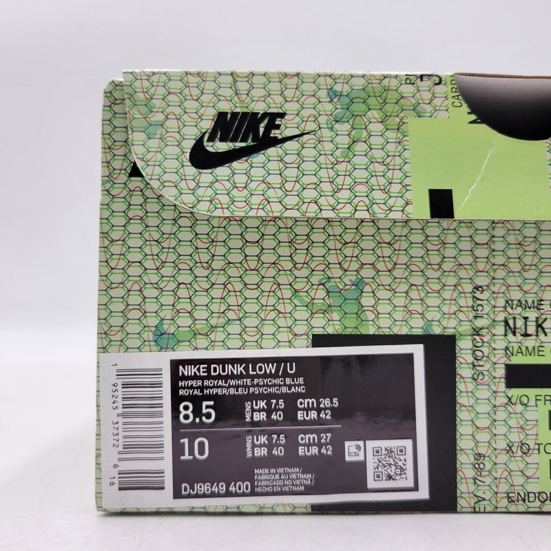【中古品】【メンズ】 NIKE ナイキ × UNION ユニオン DUNK LOW "ARGON" DJ9649-400 ダンク ロー コラボ スニーカー シューズ 靴 160-260603-ay-01-izu サイズ：26.5cm カラー：HYPER ROYAL/WHITE-PSYCHIC BLUE 万代Net店