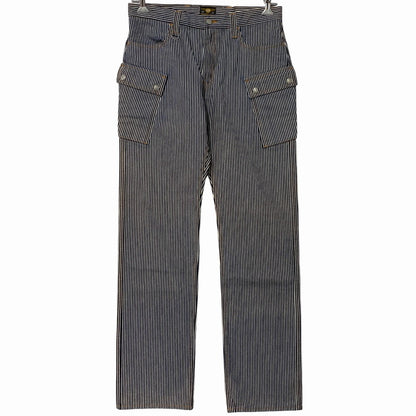 【中古品】【メンズ】 KOJIMA GENES コジマジーンズ HICKORY STRIPE DENIM PANTS ヒッコリー ストライプ デニム パンツ ボトムス 156-260602-kh-01-izu サイズ：34 カラー：インディゴ×ホワイト系 万代Net店