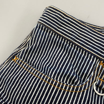 【中古品】【メンズ】 KOJIMA GENES コジマジーンズ HICKORY STRIPE DENIM PANTS ヒッコリー ストライプ デニム パンツ ボトムス 156-260602-kh-01-izu サイズ：34 カラー：インディゴ×ホワイト系 万代Net店