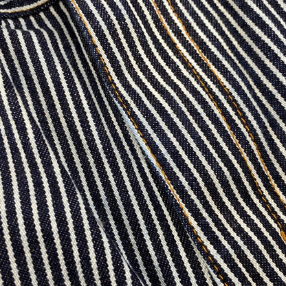 【中古品】【メンズ】 KOJIMA GENES コジマジーンズ HICKORY STRIPE DENIM PANTS ヒッコリー ストライプ デニム パンツ ボトムス 156-260602-kh-01-izu サイズ：34 カラー：インディゴ×ホワイト系 万代Net店