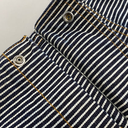 【中古品】【メンズ】 KOJIMA GENES コジマジーンズ HICKORY STRIPE DENIM PANTS ヒッコリー ストライプ デニム パンツ ボトムス 156-260602-kh-01-izu サイズ：34 カラー：インディゴ×ホワイト系 万代Net店