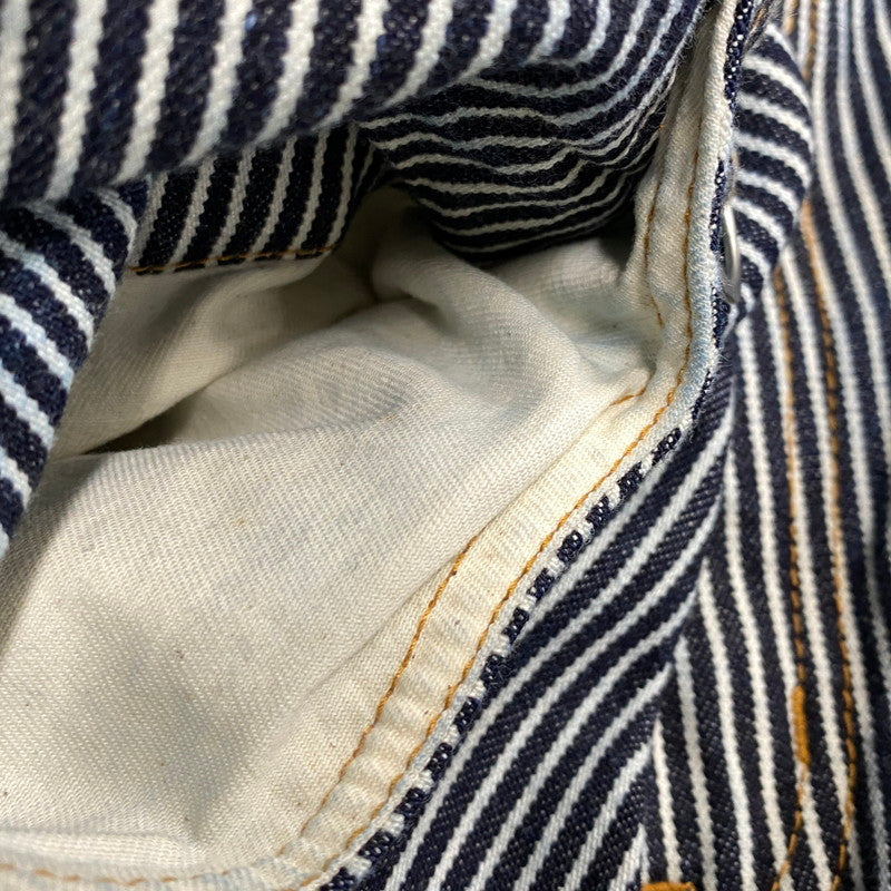 【中古品】【メンズ】 KOJIMA GENES コジマジーンズ HICKORY STRIPE DENIM PANTS ヒッコリー ストライプ デニム パンツ ボトムス 156-260602-kh-01-izu サイズ：34 カラー：インディゴ×ホワイト系 万代Net店