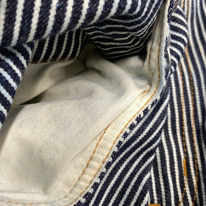 【中古品】【メンズ】 KOJIMA GENES コジマジーンズ HICKORY STRIPE DENIM PANTS ヒッコリー ストライプ デニム パンツ ボトムス 156-260602-kh-01-izu サイズ：34 カラー：インディゴ×ホワイト系 万代Net店