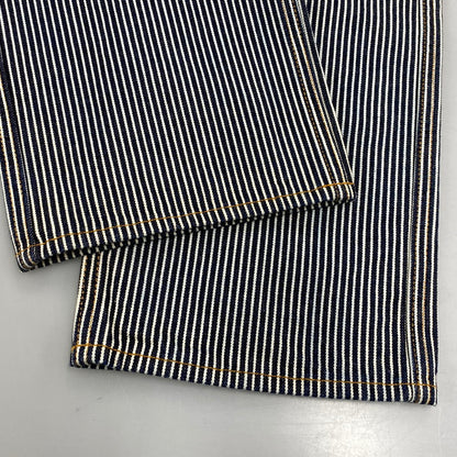 【中古品】【メンズ】 KOJIMA GENES コジマジーンズ HICKORY STRIPE DENIM PANTS ヒッコリー ストライプ デニム パンツ ボトムス 156-260602-kh-01-izu サイズ：34 カラー：インディゴ×ホワイト系 万代Net店