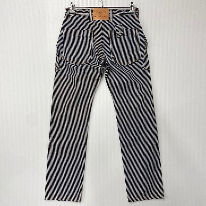 【中古品】【メンズ】 KOJIMA GENES コジマジーンズ HICKORY STRIPE DENIM PANTS ヒッコリー ストライプ デニム パンツ ボトムス 156-260602-kh-01-izu サイズ：34 カラー：インディゴ×ホワイト系 万代Net店