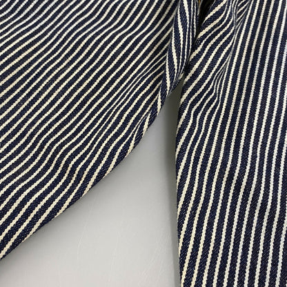 【中古品】【メンズ】 KOJIMA GENES コジマジーンズ HICKORY STRIPE DENIM PANTS ヒッコリー ストライプ デニム パンツ ボトムス 156-260602-kh-01-izu サイズ：34 カラー：インディゴ×ホワイト系 万代Net店