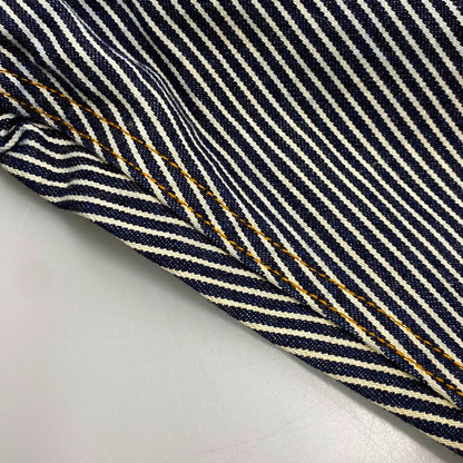 【中古品】【メンズ】 KOJIMA GENES コジマジーンズ HICKORY STRIPE DENIM PANTS ヒッコリー ストライプ デニム パンツ ボトムス 156-260602-kh-01-izu サイズ：34 カラー：インディゴ×ホワイト系 万代Net店